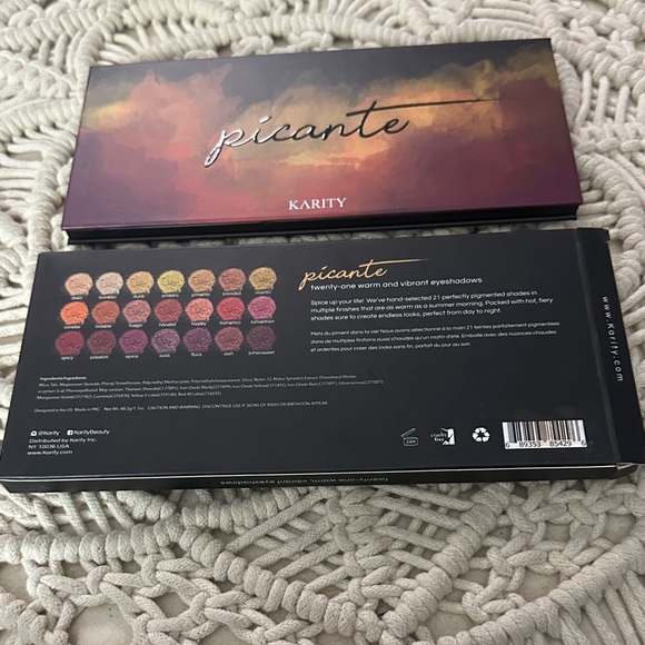Karity Picante Eyeshadow Palette - Warm Tones - Picture 6 of 8